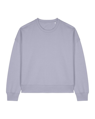 Stella Alma - Das Iconic Damen-Rundhals-Sweatshirt - Lavender - XXL bedrucken, Art.-Nr. STSW212C0632X