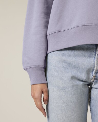 Stella Alma - Das Iconic Damen-Rundhals-Sweatshirt - Lavender - S bedrucken, Art.-Nr. STSW212C0631S