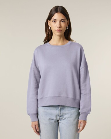 Stella Alma - Das Iconic Damen-Rundhals-Sweatshirt - Lavender - XS bedrucken, Art.-Nr. STSW212C063XS
