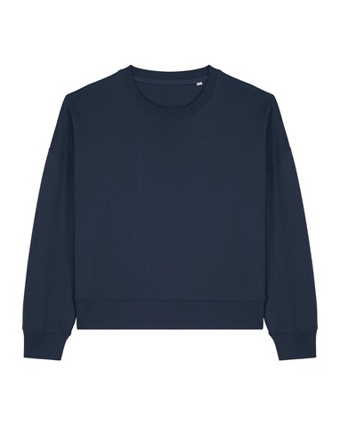 Stella Alma - Das Iconic Damen-Rundhals-Sweatshirt - French Navy - M bedrucken, Art.-Nr. STSW212C7271M