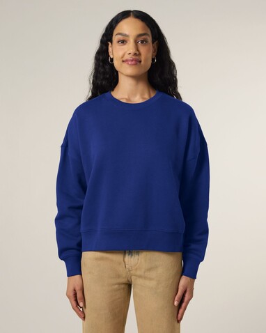 Stella Alma - Das Iconic Damen-Rundhals-Sweatshirt - Worker Blue - XXL bedrucken, Art.-Nr. STSW212C0882X