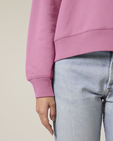 Stella Alma - Das Iconic Damen-Rundhals-Sweatshirt - Bubble Pink - M bedrucken, Art.-Nr. STSW212C1291M
