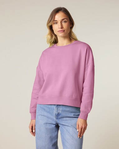 Stella Alma - Das Iconic Damen-Rundhals-Sweatshirt - Bubble Pink - L bedrucken, Art.-Nr. STSW212C1291L