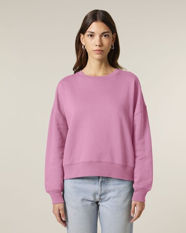 Stella Alma - Das Iconic Damen-Rundhals-Sweatshirt - Bubble Pink - XL bedrucken, Art.-Nr. STSW212C1291X