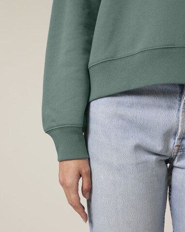 Stella Alma - Das Iconic Damen-Rundhals-Sweatshirt - Green Bay - M bedrucken, Art.-Nr. STSW212C1441M
