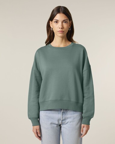 Stella Alma - Das Iconic Damen-Rundhals-Sweatshirt - Green Bay - XS bedrucken, Art.-Nr. STSW212C144XS