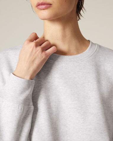 Stella Alma - Das Iconic Damen-Rundhals-Sweatshirt - Cool Heather Grey - S bedrucken, Art.-Nr. STSW212C1461S
