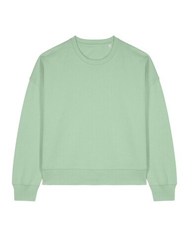 Stella Alma - Das Iconic Damen-Rundhals-Sweatshirt - Misty Jade - S bedrucken, Art.-Nr. STSW212C7351S