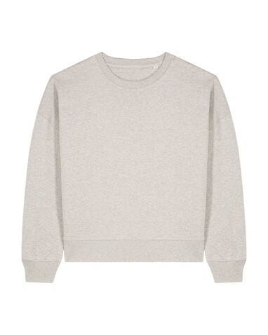 Stella Alma - Das Iconic Damen-Rundhals-Sweatshirt - Heather Haze - S bedrucken, Art.-Nr. STSW212C7311S