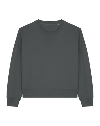 Stella Alma - Das Iconic Damen-Rundhals-Sweatshirt - Anthracite - L bedrucken, Art.-Nr. STSW212C2531L
