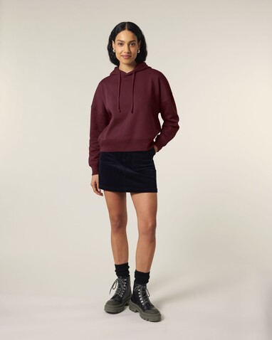Stella Nora - Der Iconic Damen-Hoodie - Burgundy - XXL bedrucken, Art.-Nr. STSW213C2442X