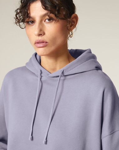 Stella Nora - Der Iconic Damen-Hoodie - Lavender - M bedrucken, Art.-Nr. STSW213C0631M