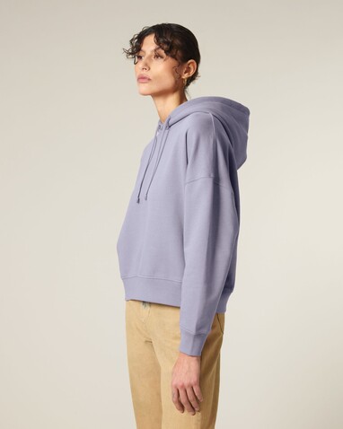 Stella Nora - Der Iconic Damen-Hoodie - Lavender - M bedrucken, Art.-Nr. STSW213C0631M