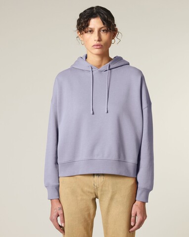 Stella Nora - Der Iconic Damen-Hoodie - Lavender - S bedrucken, Art.-Nr. STSW213C0631S