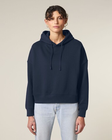Stella Nora - Der Iconic Damen-Hoodie - French Navy - L bedrucken, Art.-Nr. STSW213C7271L