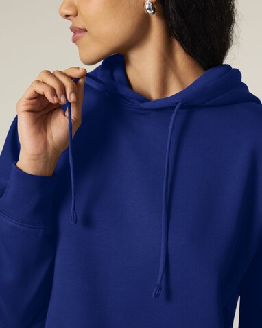 Stella Nora - Der Iconic Damen-Hoodie - Worker Blue - M bedrucken, Art.-Nr. STSW213C0881M