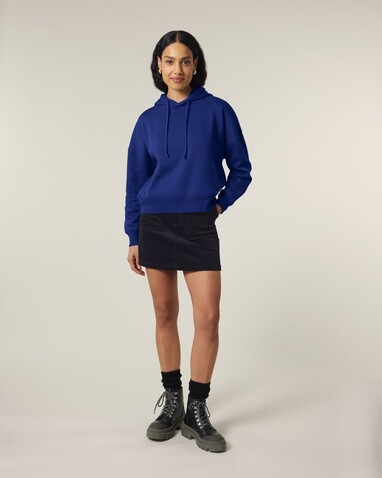 Stella Nora - Der Iconic Damen-Hoodie - Worker Blue - S bedrucken, Art.-Nr. STSW213C0881S