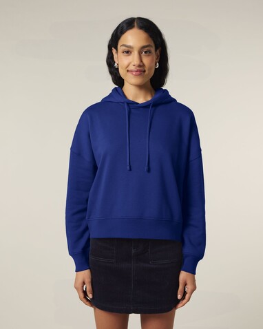 Stella Nora - Der Iconic Damen-Hoodie - Worker Blue - S bedrucken, Art.-Nr. STSW213C0881S