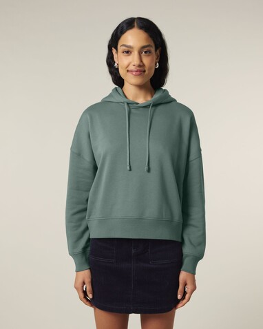 Stella Nora - Der Iconic Damen-Hoodie - Green Bay - XS bedrucken, Art.-Nr. STSW213C144XS