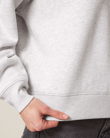 Stella Nora - Der Iconic Damen-Hoodie - Cool Heather Grey - M bedrucken, Art.-Nr. STSW213C1461M