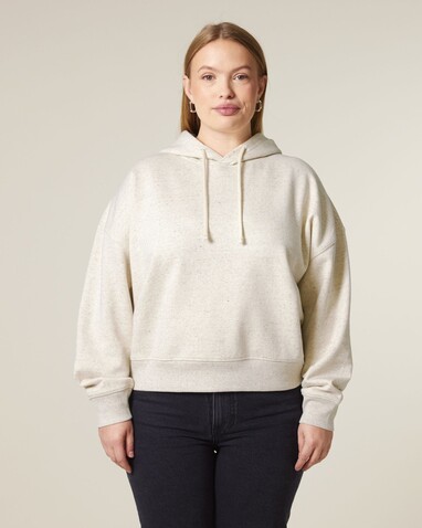 Stella Nora - Der Iconic Damen-Hoodie - Eco Heather - M bedrucken, Art.-Nr. STSW213C1471M