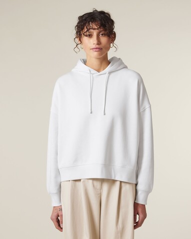 Stella Nora - Der Iconic Damen-Hoodie - White - L bedrucken, Art.-Nr. STSW213C0011L