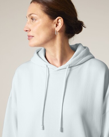 Stella Nora - Der Iconic Damen-Hoodie - Blue Ice - L bedrucken, Art.-Nr. STSW213C7281L