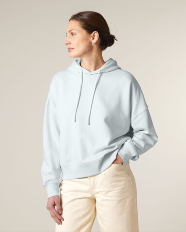 Stella Nora - Der Iconic Damen-Hoodie - Blue Ice - XL bedrucken, Art.-Nr. STSW213C7281X