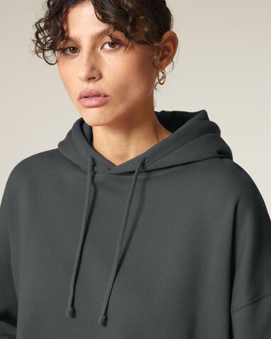 Stella Nora - Der Iconic Damen-Hoodie - Anthracite - XXL bedrucken, Art.-Nr. STSW213C2532X