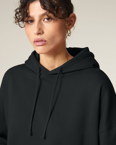 Stella Nora - Der Iconic Damen-Hoodie - Black - L bedrucken, Art.-Nr. STSW213C0021L