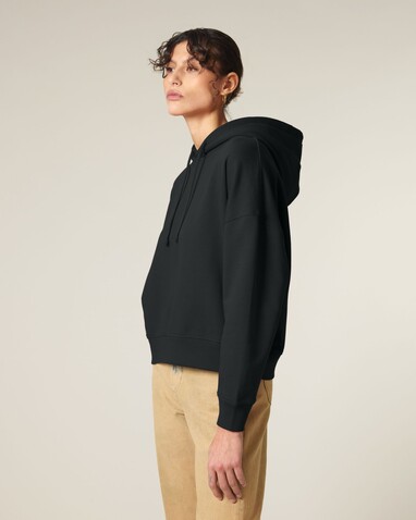Stella Nora - Der Iconic Damen-Hoodie - Black - M bedrucken, Art.-Nr. STSW213C0021M