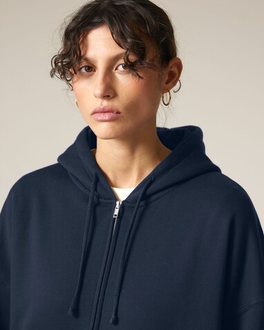 Stella Ida - Der Iconic Damen-Zip-Hoodie - French Navy - XS bedrucken, Art.-Nr. STSW214C727XS