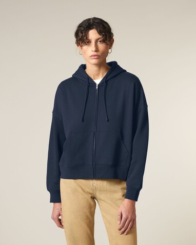 Stella Ida - Der Iconic Damen-Zip-Hoodie - French Navy - XL bedrucken, Art.-Nr. STSW214C7271X
