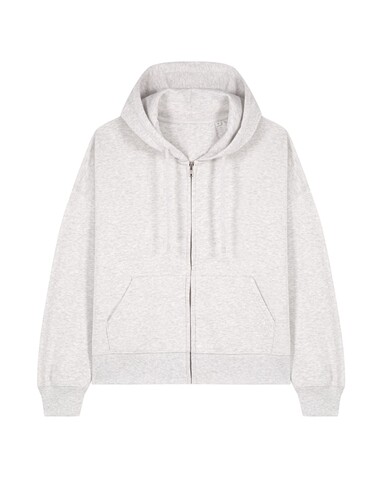 Stella Ida - Der Iconic Damen-Zip-Hoodie - Cool Heather Grey - S bedrucken, Art.-Nr. STSW214C1461S