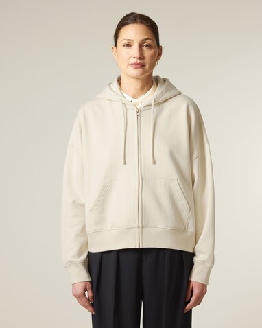 Stella Ida - Der Iconic Damen-Zip-Hoodie - Natural Raw - S bedrucken, Art.-Nr. STSW214C0541S