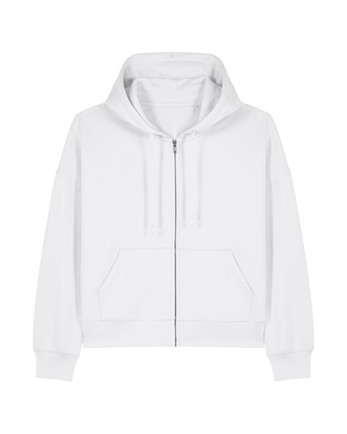 Stella Ida - Der Iconic Damen-Zip-Hoodie - White - S bedrucken, Art.-Nr. STSW214C0011S