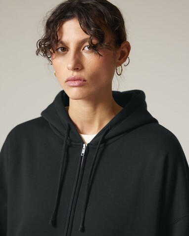 Stella Ida - Der Iconic Damen-Zip-Hoodie - Black - XXL bedrucken, Art.-Nr. STSW214C0022X