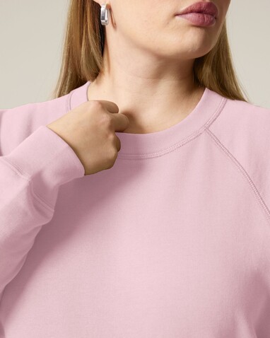 Stella Clara - Das Damen-Raglan-Rundhals-Sweatshirt - Cotton Pink - S bedrucken, Art.-Nr. STSW217C0051S