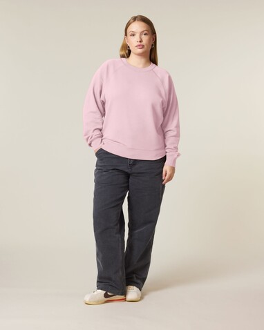 Stella Clara - Das Damen-Raglan-Rundhals-Sweatshirt - Cotton Pink - S bedrucken, Art.-Nr. STSW217C0051S