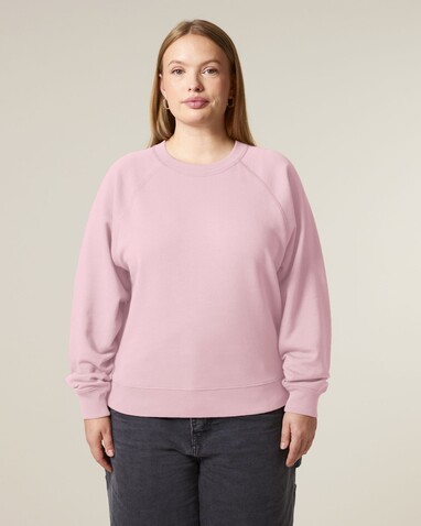 Stella Clara - Das Damen-Raglan-Rundhals-Sweatshirt - Cotton Pink - S bedrucken, Art.-Nr. STSW217C0051S