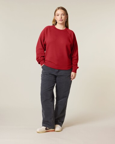 Stella Clara - Das Damen-Raglan-Rundhals-Sweatshirt - Red - S bedrucken, Art.-Nr. STSW217C0041S Stella Clara - Das Damen-Raglan-Rundhals-Sweatshirt - Red - S bedrucken, Art.-Nr. STSW217C0041S