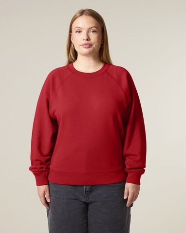 Stella Clara - Das Damen-Raglan-Rundhals-Sweatshirt - Red - XXL bedrucken, Art.-Nr. STSW217C0042X Stella Clara - Das Damen-Raglan-Rundhals-Sweatshirt - Red - XXL bedrucken, Art.-Nr. STSW217C0042X