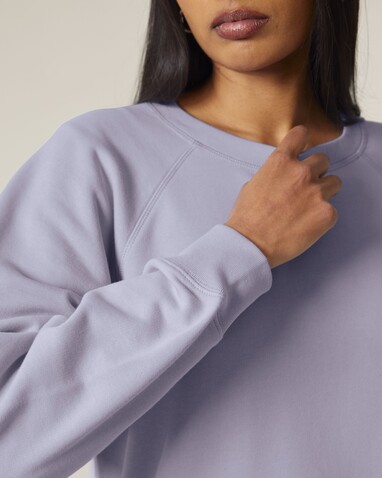 Stella Clara - Das Damen-Raglan-Rundhals-Sweatshirt - Lavender - M bedrucken, Art.-Nr. STSW217C0631M