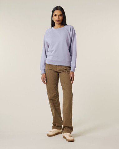 Stella Clara - Das Damen-Raglan-Rundhals-Sweatshirt - Lavender - XL bedrucken, Art.-Nr. STSW217C0631X