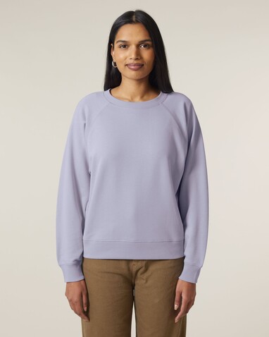 Stella Clara - Das Damen-Raglan-Rundhals-Sweatshirt - Lavender - L bedrucken, Art.-Nr. STSW217C0631L