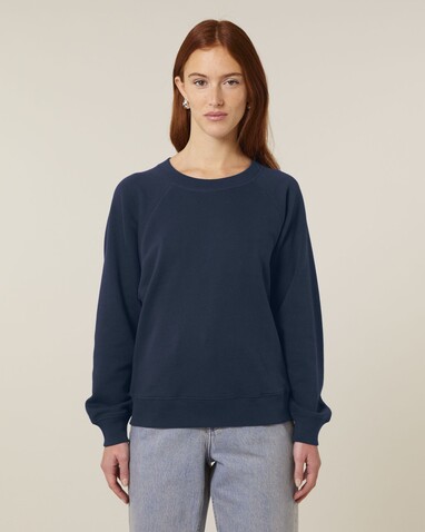 Stella Clara - Das Damen-Raglan-Rundhals-Sweatshirt - French Navy - L bedrucken, Art.-Nr. STSW217C7271L Stella Clara - Das Damen-Raglan-Rundhals-Sweatshirt - French Navy - L bedrucken, Art.-Nr. STSW217C7271L