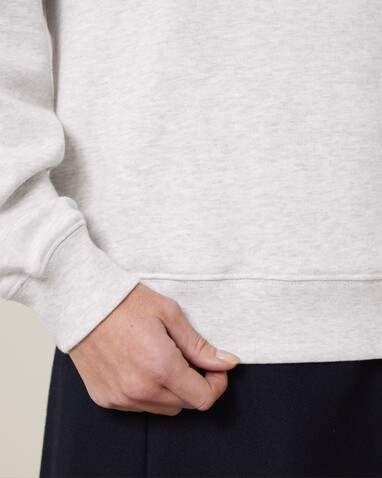 Stella Clara - Das Damen-Raglan-Rundhals-Sweatshirt - Cool Heather Grey - XS bedrucken, Art.-Nr. STSW217C146XS