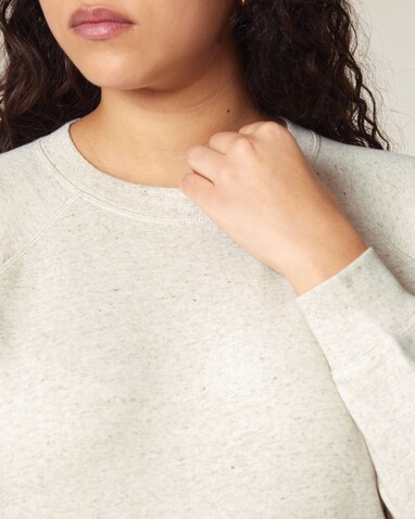 Stella Clara - Das Damen-Raglan-Rundhals-Sweatshirt - Eco Heather - XS bedrucken, Art.-Nr. STSW217C147XS Stella Clara - Das Damen-Raglan-Rundhals-Sweatshirt - Eco Heather - XS bedrucken, Art.-Nr. STSW217C147XS
