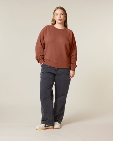 Stella Clara - Das Damen-Raglan-Rundhals-Sweatshirt - Heritage Brown - XXL bedrucken, Art.-Nr. STSW217C7302X