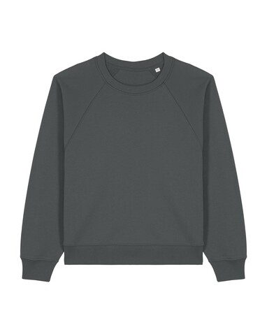 Stella Clara - Das Damen-Raglan-Rundhals-Sweatshirt - Anthracite - L bedrucken, Art.-Nr. STSW217C2531L Stella Clara - Das Damen-Raglan-Rundhals-Sweatshirt - Anthracite - L bedrucken, Art.-Nr. STSW217C2531L